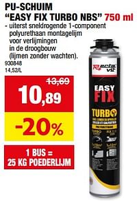 Pu-schuim easy fix turbo nbs-Rectavit