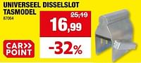 Universeel disselslot tasmodel-Carpoint