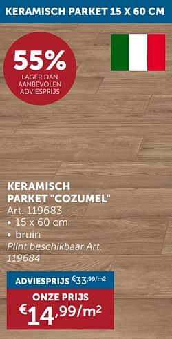 Keramisch parket cozumel