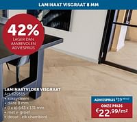 Laminaatvloer visgraat-Huismerk - Zelfbouwmarkt