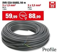 Xvb cca kabel-Profile