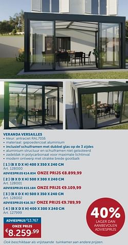 Veranda versailles