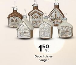 Deco huisjes hanger