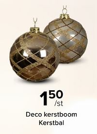 Deco kerstboom kerstbal-Huismerk - Euroshop