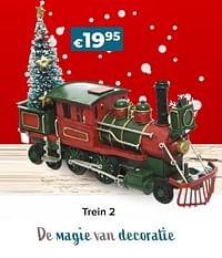 Decoratie trein 2-Huismerk - Euroshop