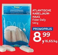 Promoties Atlantische kabeljauwhaas fisker daily - Fisker - Geldig van 11/09/2024 tot 24/09/2024 bij Alvo