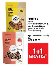 Granola xavies chocolate crunchy-Xavies