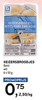 Promoties Keizersbroodjes boni - Boni - Geldig van 11/09/2024 tot 24/09/2024 bij Alvo