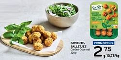 Groenteballetjes garden gourmet