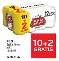 Promoties Pils stella artois - Stella Artois - Geldig van 11/09/2024 tot 24/09/2024 bij Alvo