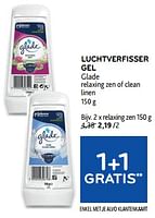 Promoties Luchtverfisser gel glade relaxing zen - Glade - Geldig van 11/09/2024 tot 24/09/2024 bij Alvo