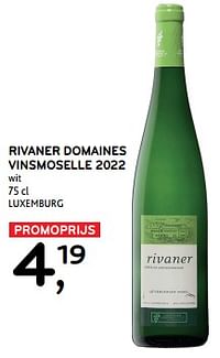 Rivaner domaines vinsmoselle 2022 wit-Witte wijnen