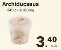 Archiducsaus-Huismerk - Bon