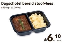 Dagschotel bereid stoofvlees-Huismerk - Bon