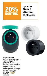 Qnect slimme wifi stekker ip44-Qnect