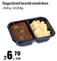 Promoties Dagschotel bereid stoofvlees - Huismerk - Buurtslagers - Geldig van 13/09/2024 tot 10/10/2024 bij Buurtslagers