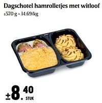 Dagschotel hamrolletjes met witloof-Huismerk - Buurtslagers