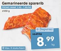 Gemarineerde sparerib-Huismerk - Bon