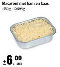 Macaroni met ham en kaas-Huismerk - Buurtslagers