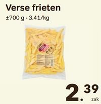 Verse frieten-Huismerk - Bon