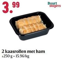 2 kaasrollen met ham-Huismerk - Buurtslagers