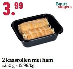 2 kaasrollen met ham