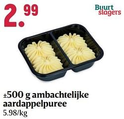 Ambachtelijke aardappelpuree