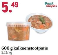 Kalkoenstoofpotje-Huismerk - Buurtslagers