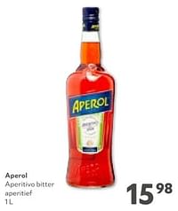 Aperol aperitivo bitter aperitief-Aperol