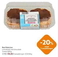 Boni selection cremekoek met chocolade-Boni