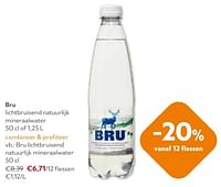 Bru lichtbruisend natuurlijk mineraalwater-Bru