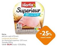 Promoties Herta ham superieur - Herta - Geldig van 11/09/2024 tot 24/09/2024 bij OKay