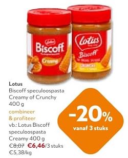 Lotus biscoff speculoospasta creamy