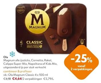 Promoties Ola magnum classic - Ola - Geldig van 11/09/2024 tot 24/09/2024 bij OKay