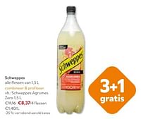 Promoties Schweppes agrumes zero - Schweppes - Geldig van 11/09/2024 tot 24/09/2024 bij OKay