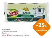 Scotch-brite groene schuursponsjes-Scotch-Brite