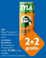 Promoties Zyla boost tropical - zyla - Geldig van 11/09/2024 tot 24/09/2024 bij OKay