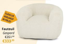 Fauteuil gaspard