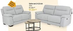 Salon set 2+2,5-zit silas