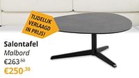 Salontafel malbord-Huismerk - Ygo