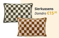 Sierkussens damdro-Huismerk - Ygo