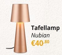 Tafellamp nubian-Huismerk - Ygo