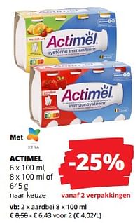 Actimel aardbei-Danone