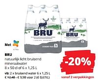 Bruisend water-Bru