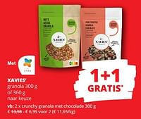 Crunchy granola met chocolade-Xavies