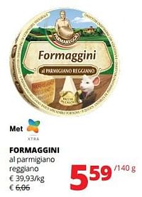 Formaggini al parmigiano reggiano-Huismerk - Spar Retail