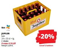 Promoties Jupiler - Jupiler - Geldig van 12/09/2024 tot 25/09/2024 bij Spar (Colruytgroup)