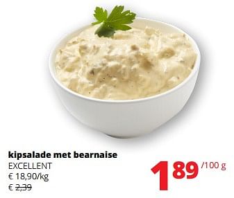 Promoties Kipsalade met bearnaise excellent - Excellent - Geldig van 12/09/2024 tot 25/09/2024 bij Spar (Colruytgroup)