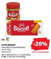 Promoties Lotus biscoff speculoos xl - Lotus Bakeries - Geldig van 12/09/2024 tot 25/09/2024 bij Spar (Colruytgroup)