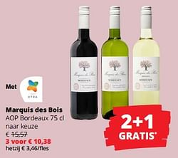 Marquis des bois aop bordeaux